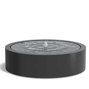 Aluminium Watertafel Rond 1450 x 400 mm