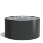 Aluminium Watertafel Rond 1450 x 750 mm